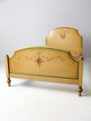 antique French Provincial twin bed