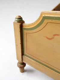 antique French Provincial twin bed