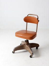 vintage industrial swivel desk chair