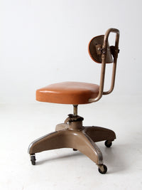 vintage industrial swivel desk chair