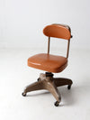 vintage industrial swivel desk chair