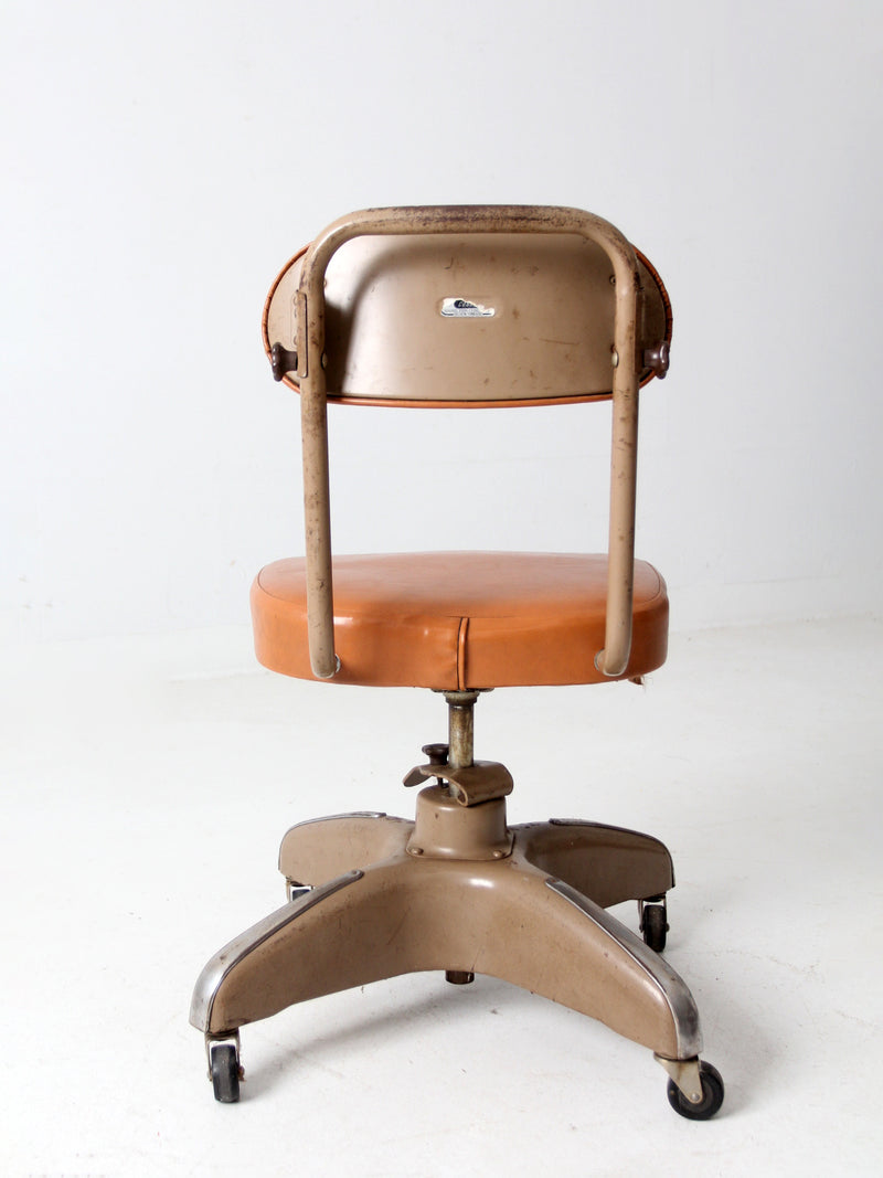 vintage industrial swivel desk chair