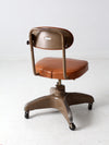 vintage industrial swivel desk chair