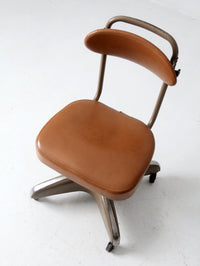 vintage industrial swivel desk chair