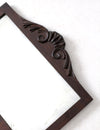 antique carved wood mirror