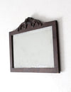 antique carved wood mirror