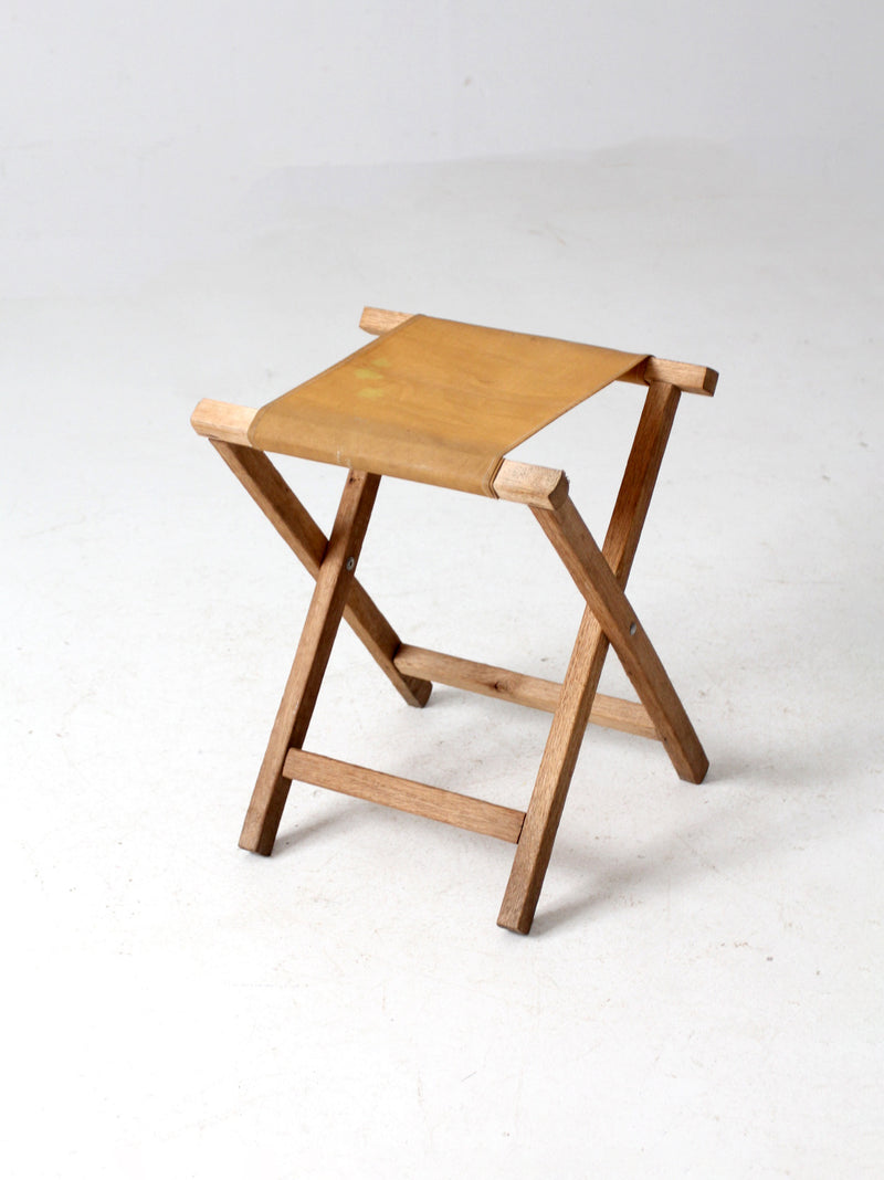 vintage camp stool