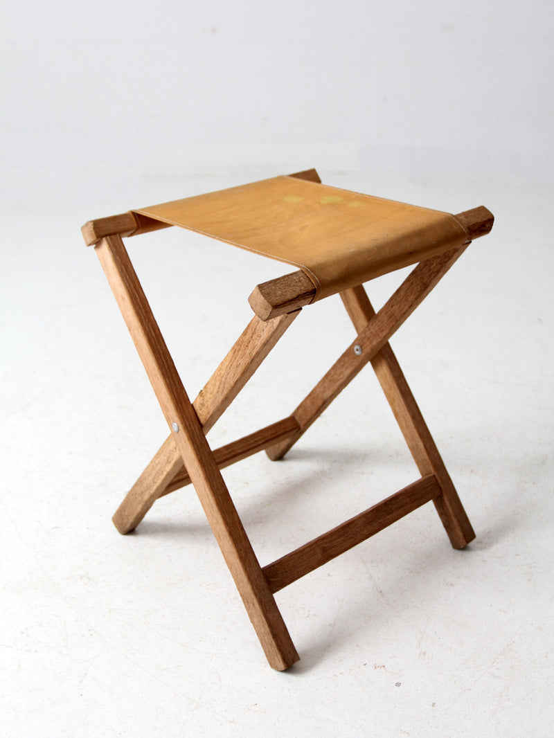 vintage camp stool