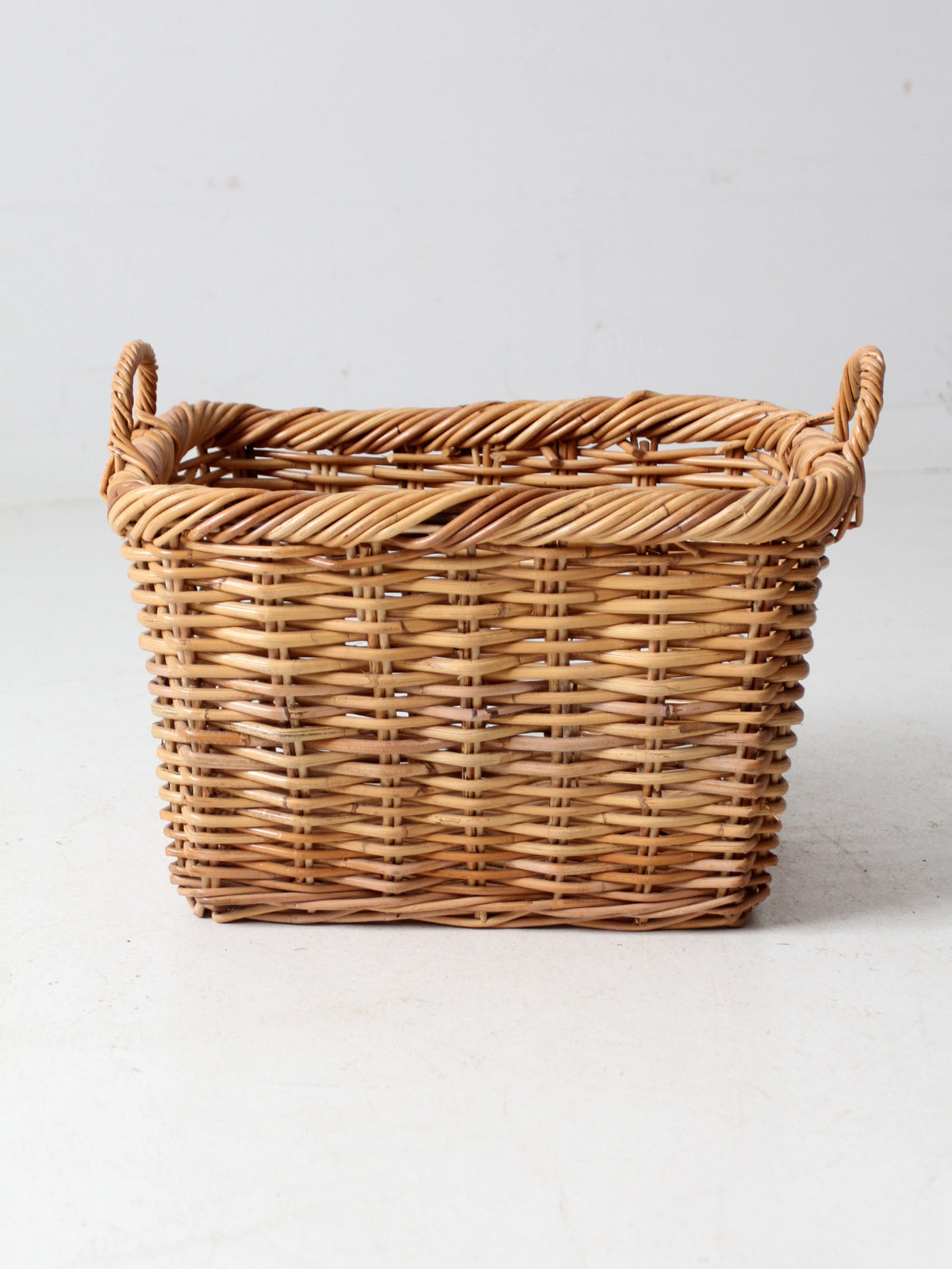 vintage woven storage basket