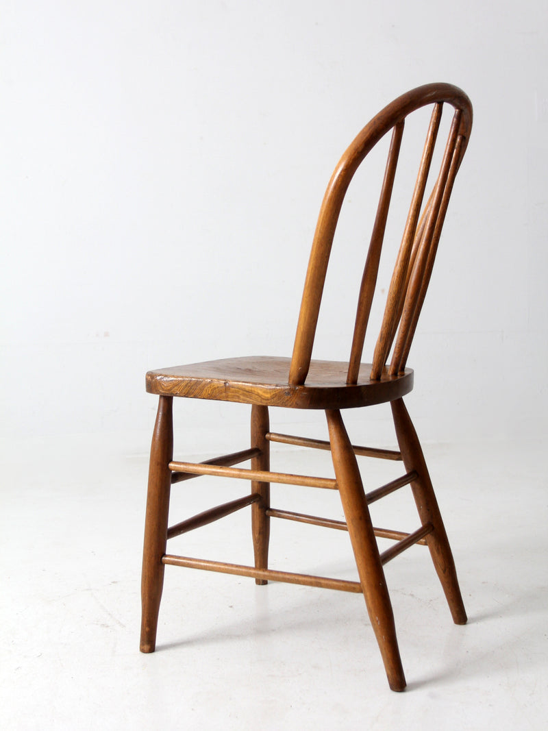 vintage spindle back farmhouse chair