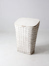 antique woven hamper