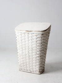 antique woven hamper