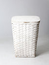 antique woven hamper