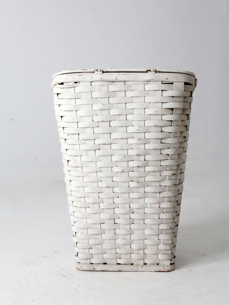 antique woven hamper