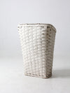 antique woven hamper