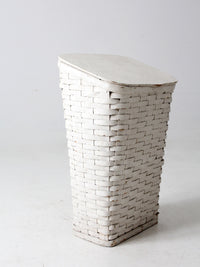 antique woven hamper