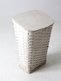 antique woven hamper