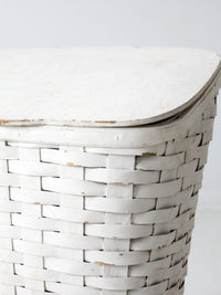 antique woven hamper