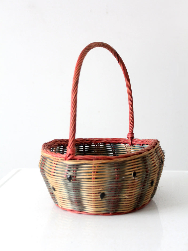 vintage watermelon basket