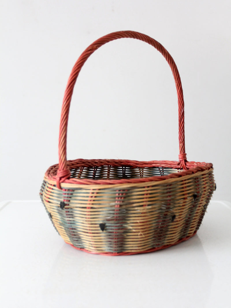 vintage watermelon basket