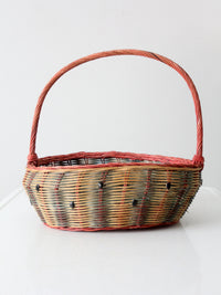 vintage watermelon basket