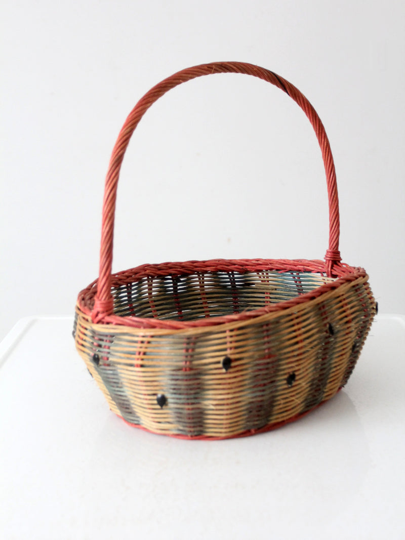 vintage watermelon basket