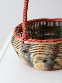 vintage watermelon basket