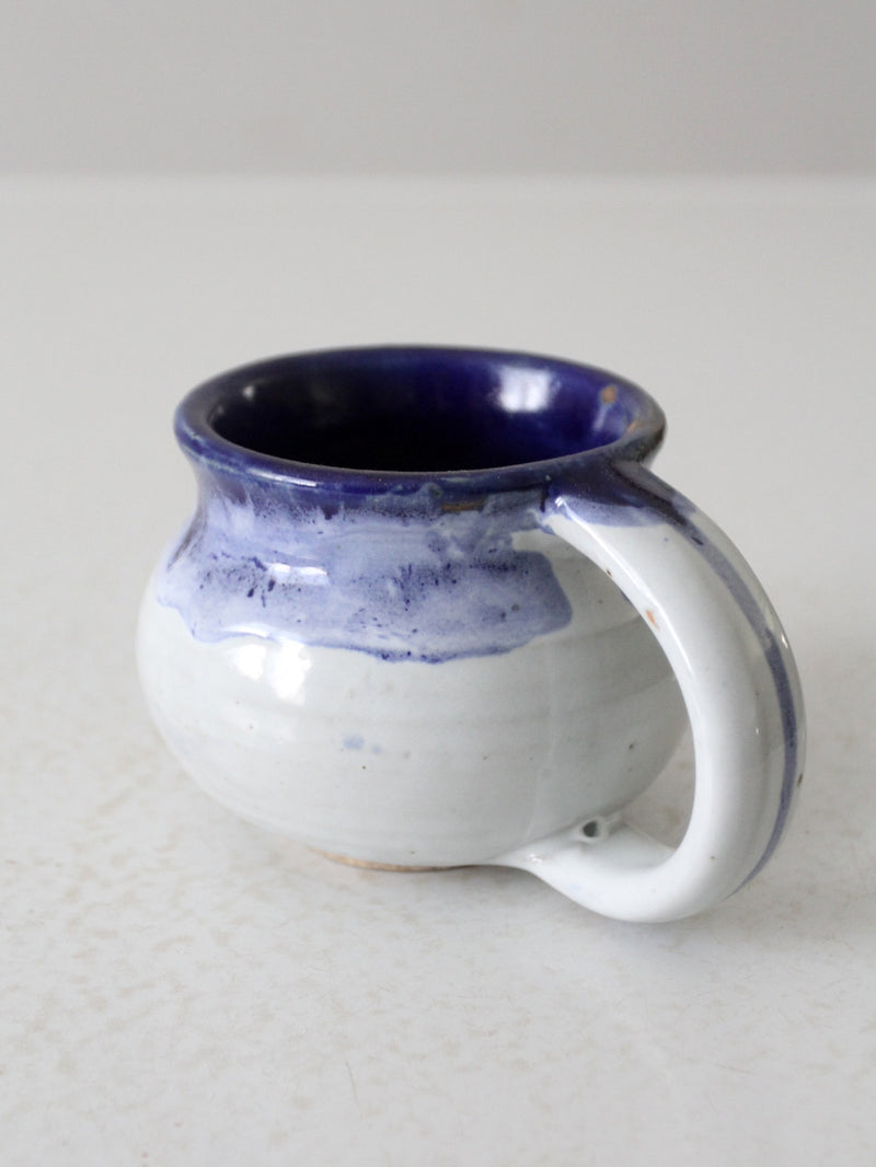 vintage studio pottery mug