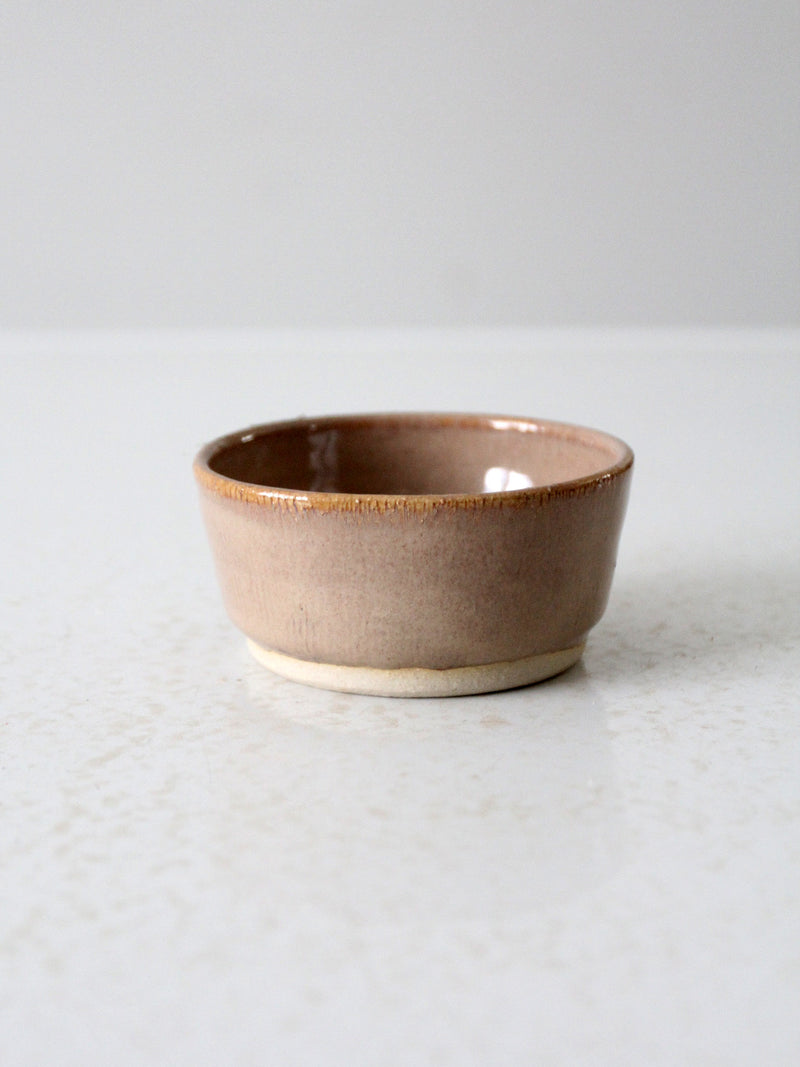 vintage handmade pottery bowl