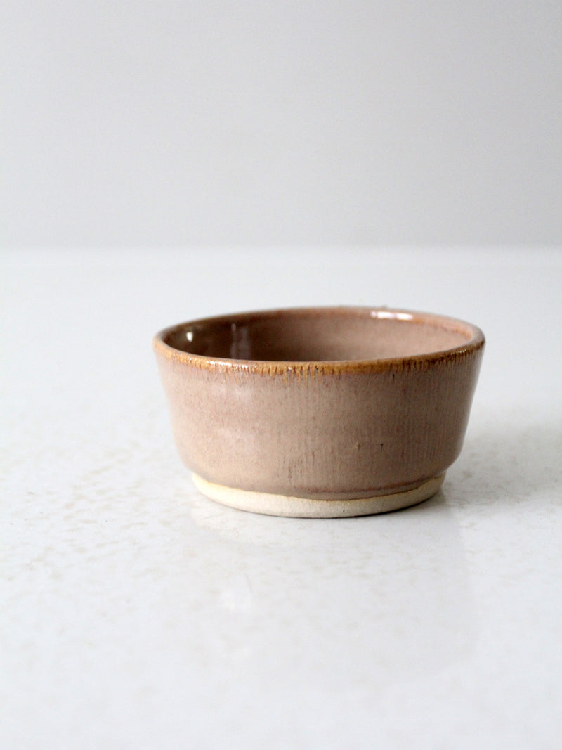 vintage handmade pottery bowl