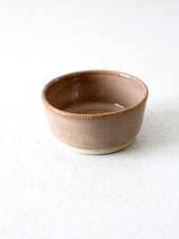 vintage handmade pottery bowl