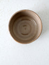 vintage handmade pottery bowl