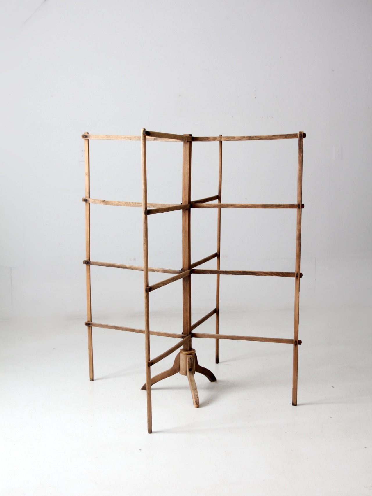 Antique wooden best sale drying rack