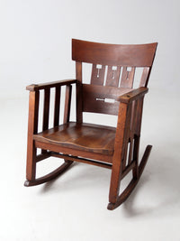 antique Arts & Crafts rocking chair