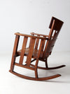 antique Arts & Crafts rocking chair