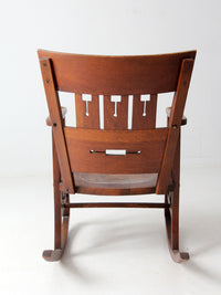 antique Arts & Crafts rocking chair