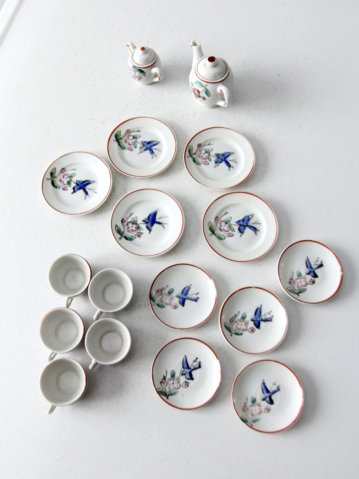 vintage Japanese miniature porcelain tea set – 86 Vintage