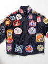 vintage 70s Sears firefighter patch jacket