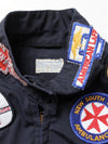 vintage 70s Sears firefighter patch jacket