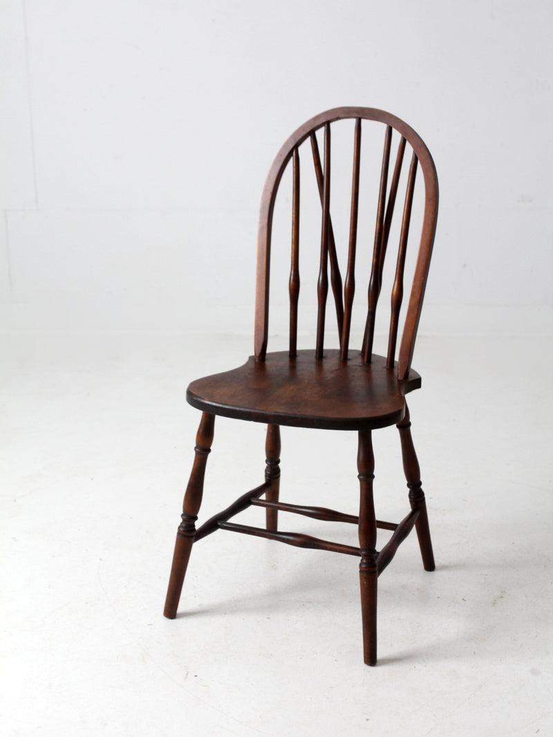 vintage Windsor brace back chair