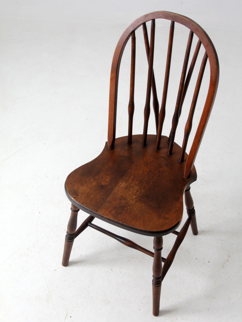 vintage Windsor brace back chair