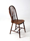 vintage Windsor brace back chair