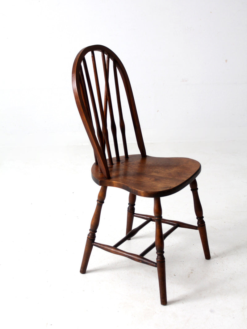 vintage Windsor brace back chair