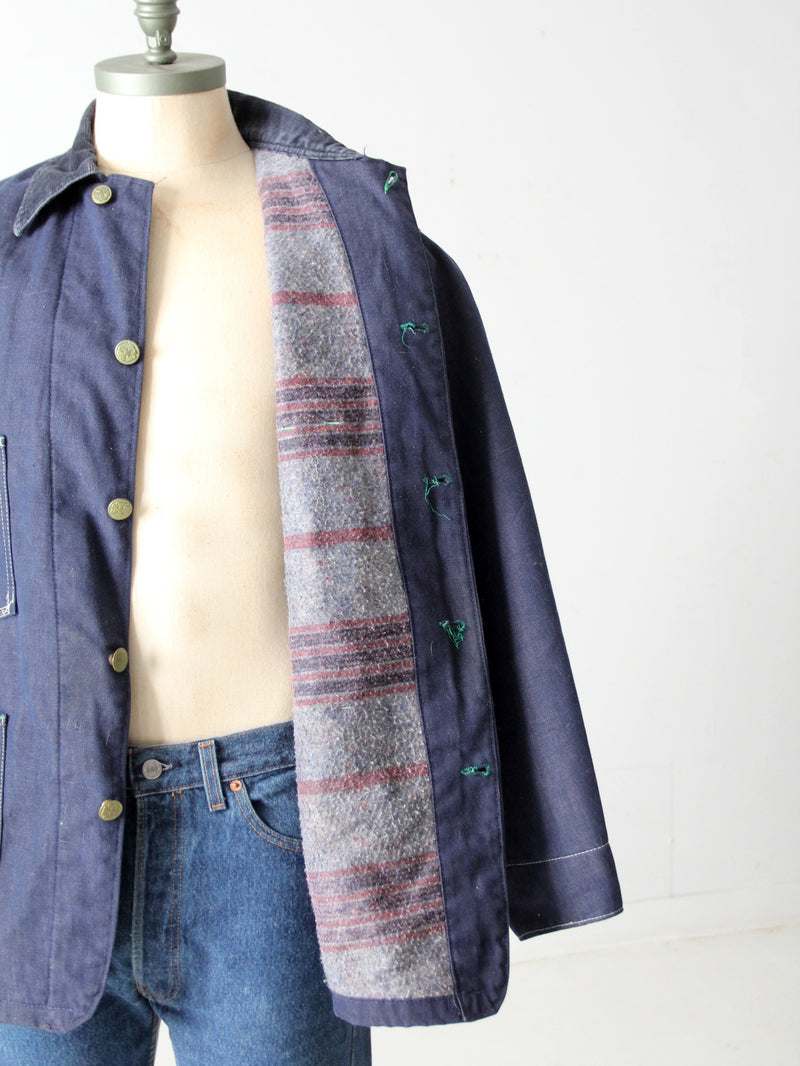 vintage OshKosh denim barn coat