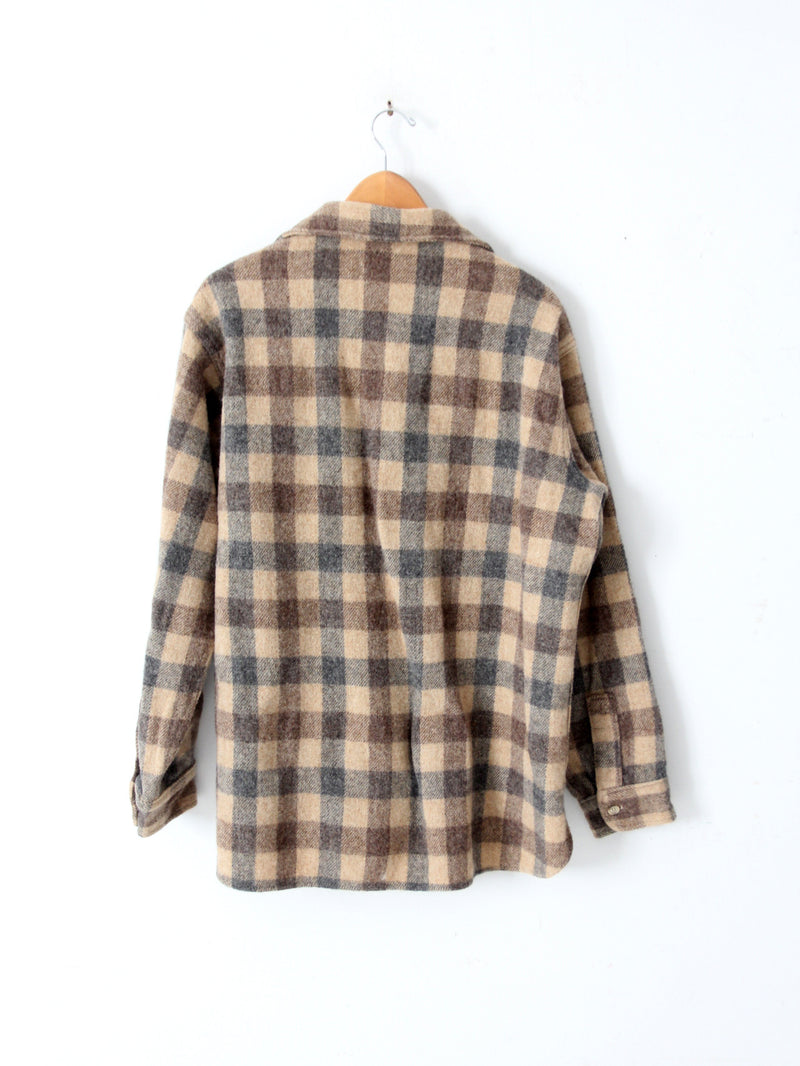 vintage Woolrich plaid wool shirt