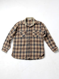 vintage Woolrich plaid wool shirt