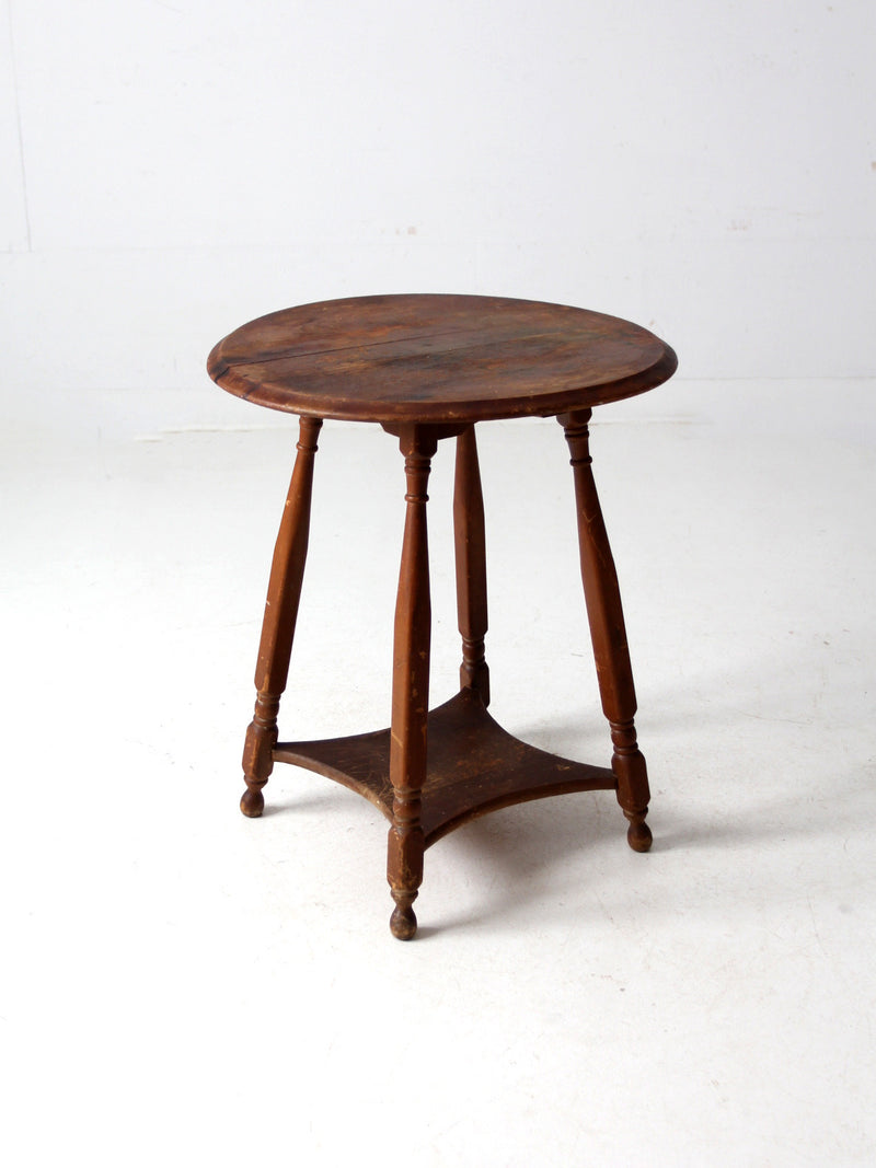 vintage wooden side table