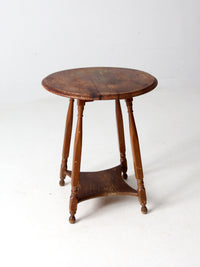 vintage wooden side table