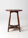 vintage wooden side table