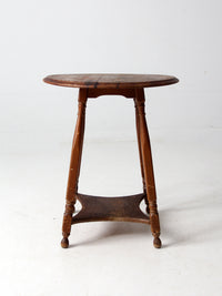 vintage wooden side table